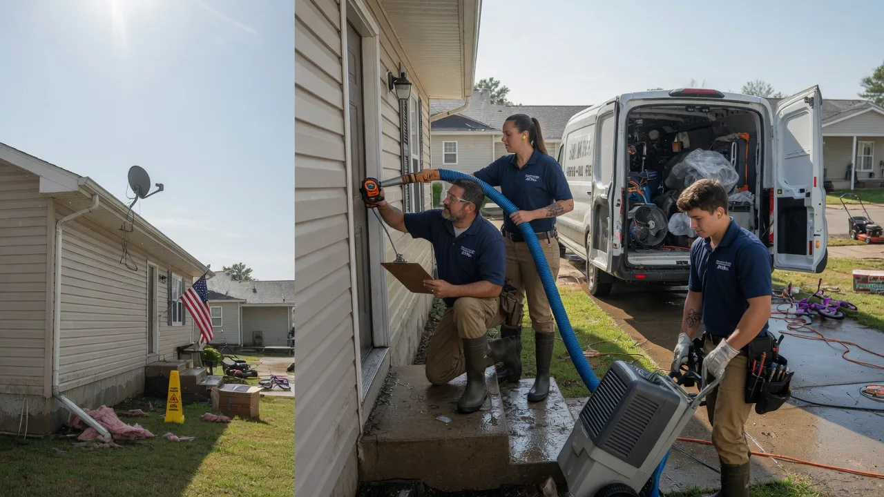 Ceiling Water Damage Restoration in Wonewoc, WI near me